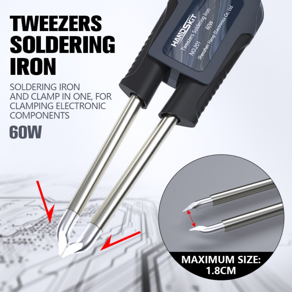 Electronics Repair Tool - T12 Soldering Tweezer Handle – Dual-Channel