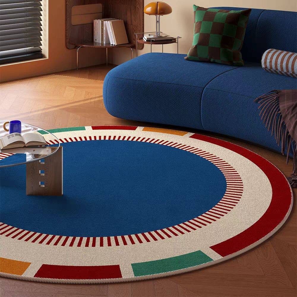 Electronics Repair Desk - Retro Color Round CARPETS for Living