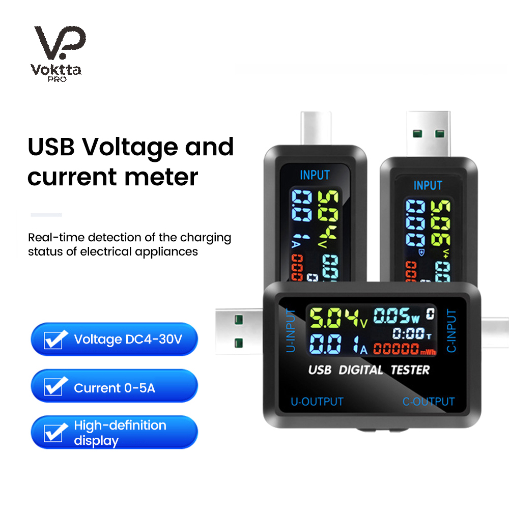 USB Tester 10 in 1 DC Digital  - Usb Ammeter Tester review and price