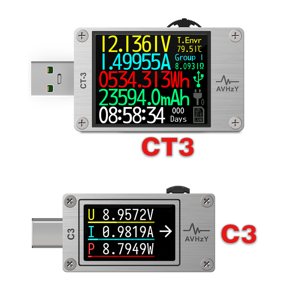 AVHzY USB 3.1 Power Meter  Dig - Usb Ammeter Tester review and price