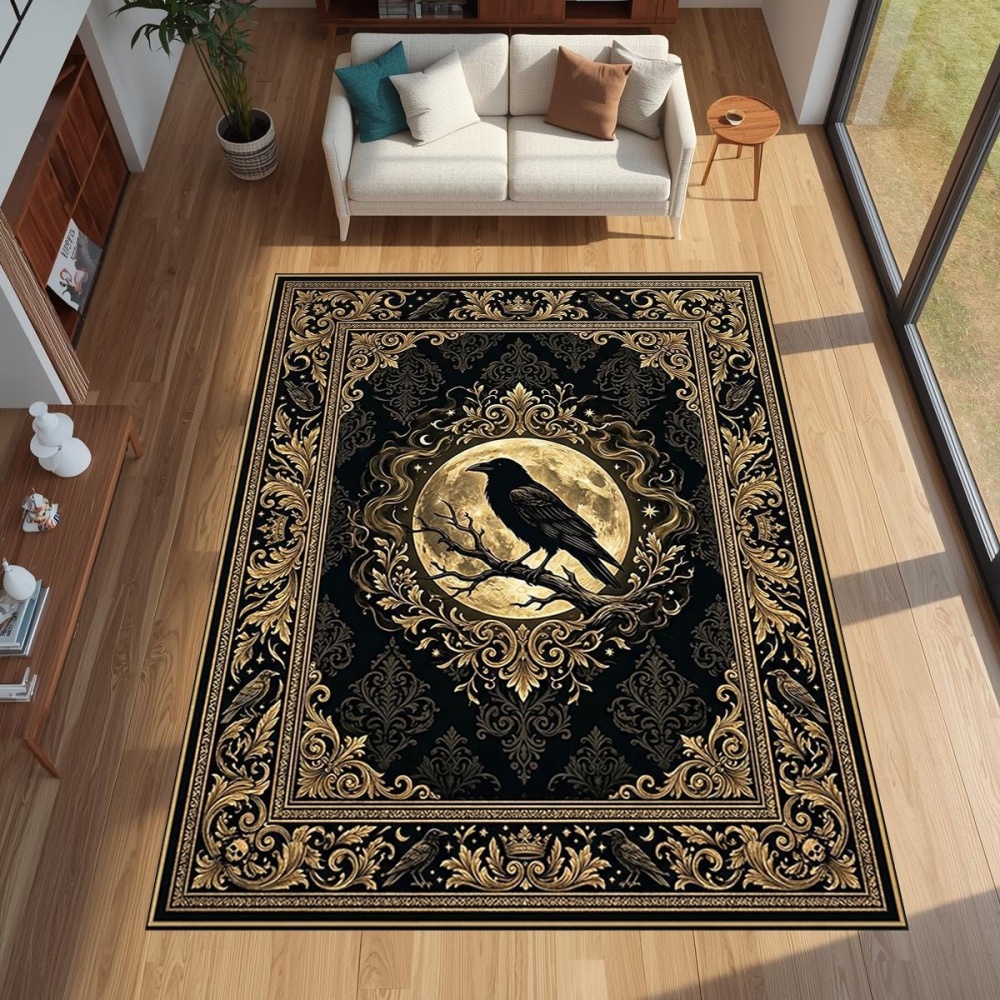 Gothic Golden Raven Full Moon  - Electronics Repair Desk review and price