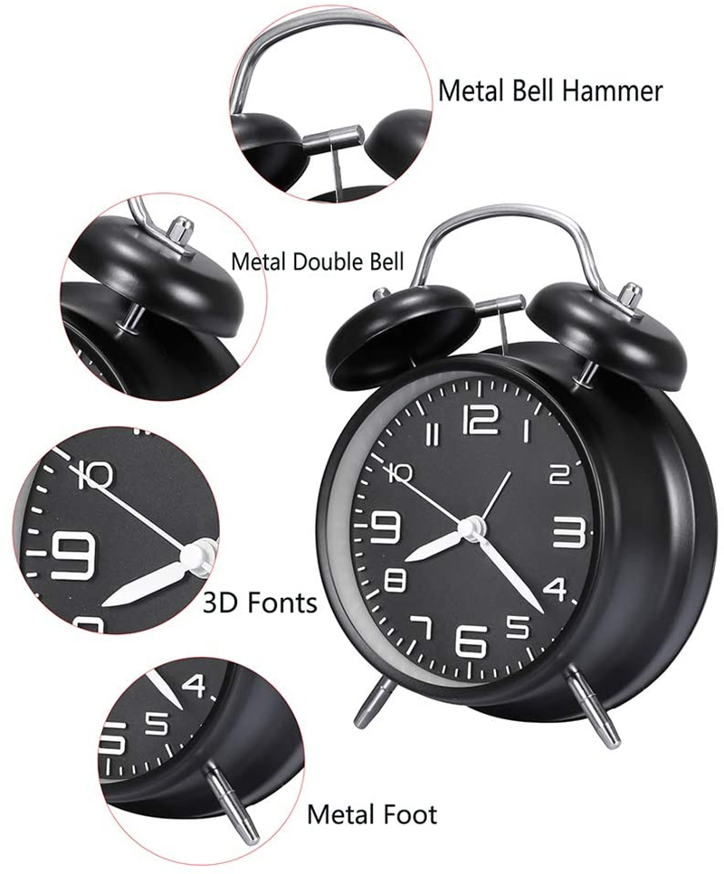 4 Inch Twin Bell Loud Alarm Cl - Electronics Repair Desk review and price