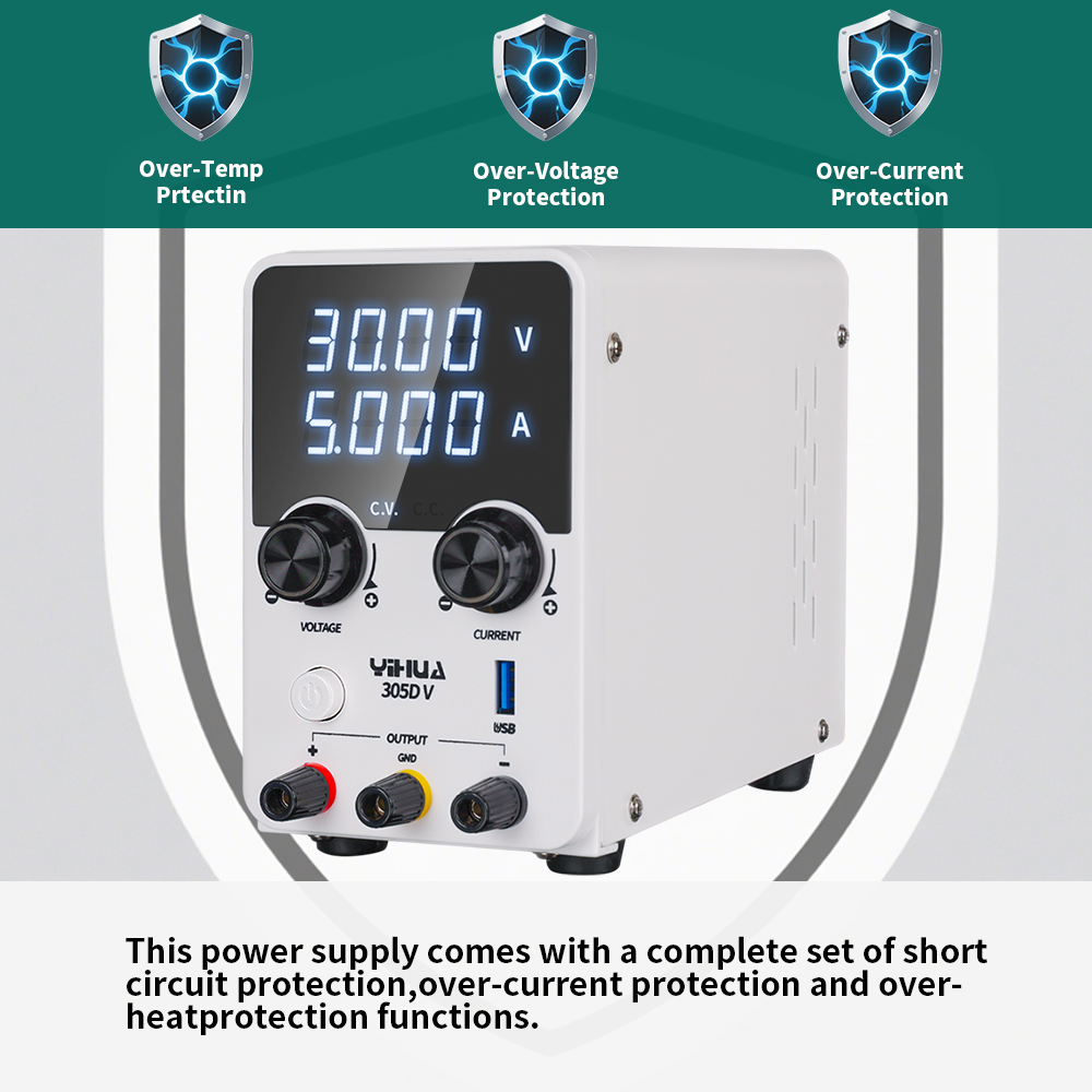 YIHUA 305D-V 180W DC Power Sup - Electronics Repair Lab review and price