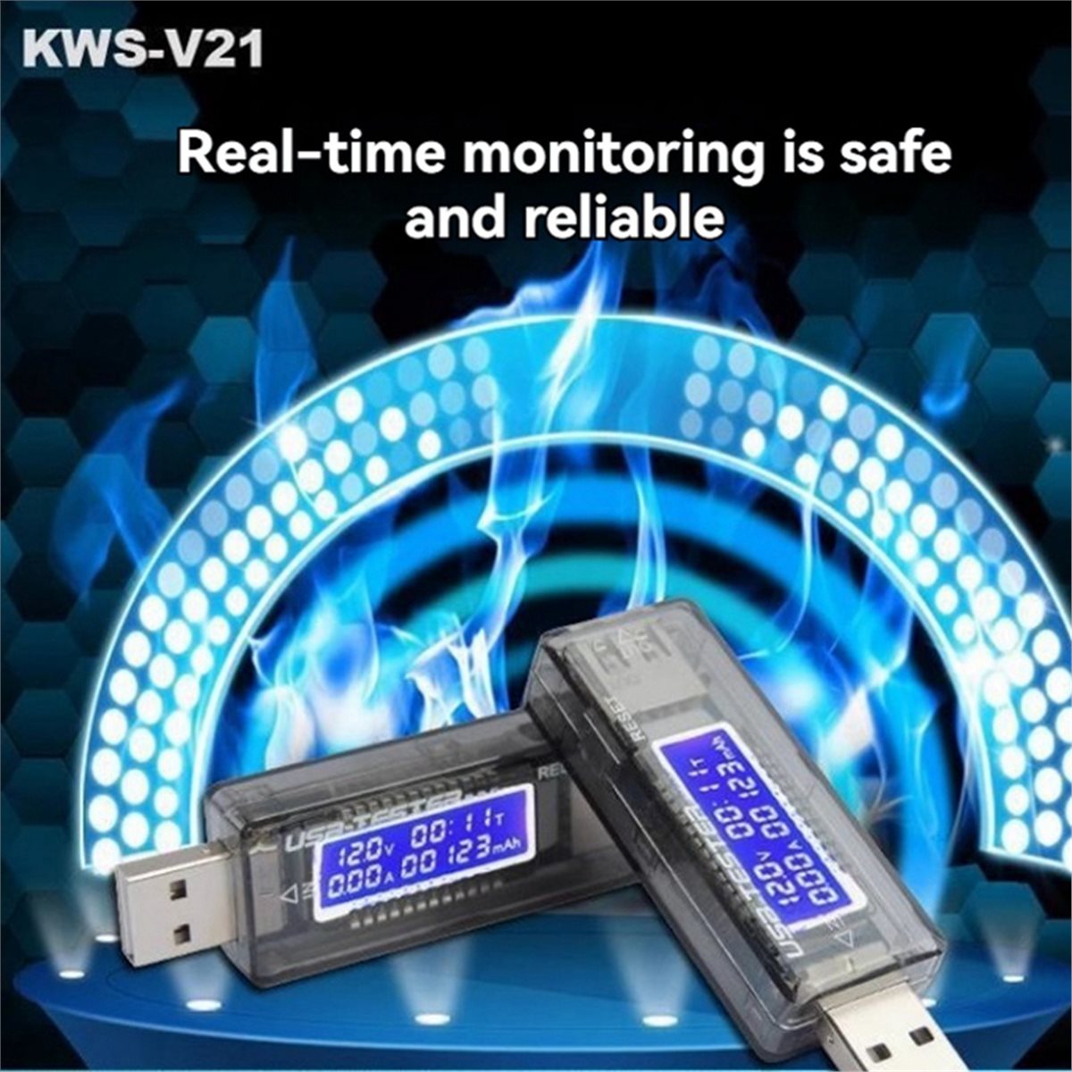 DT75BG KWS-V21 USB Tester QC2. - Usb Ammeter Tester review and price