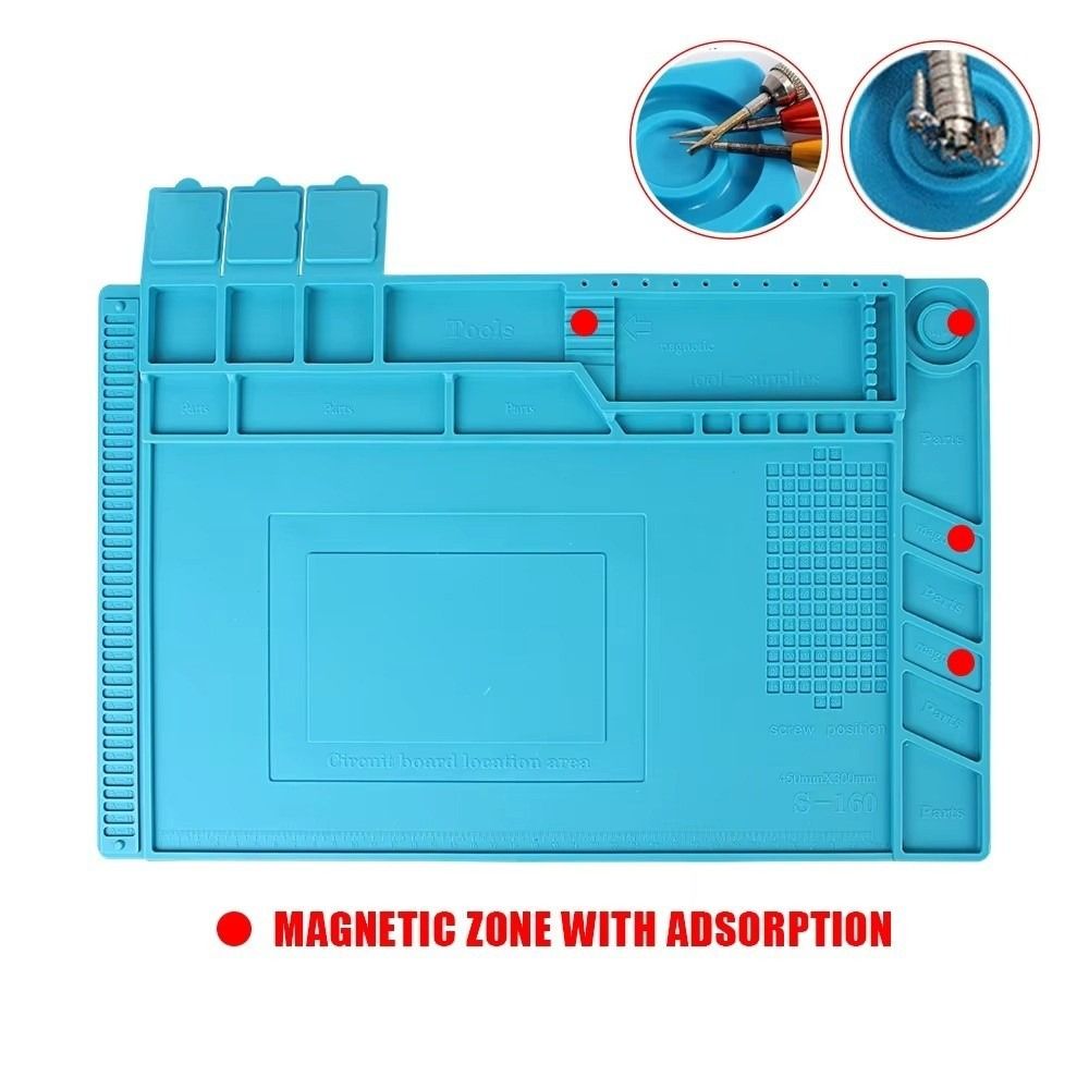 Silicone Soldering Station Mat - Electronics Repair Desk review and price