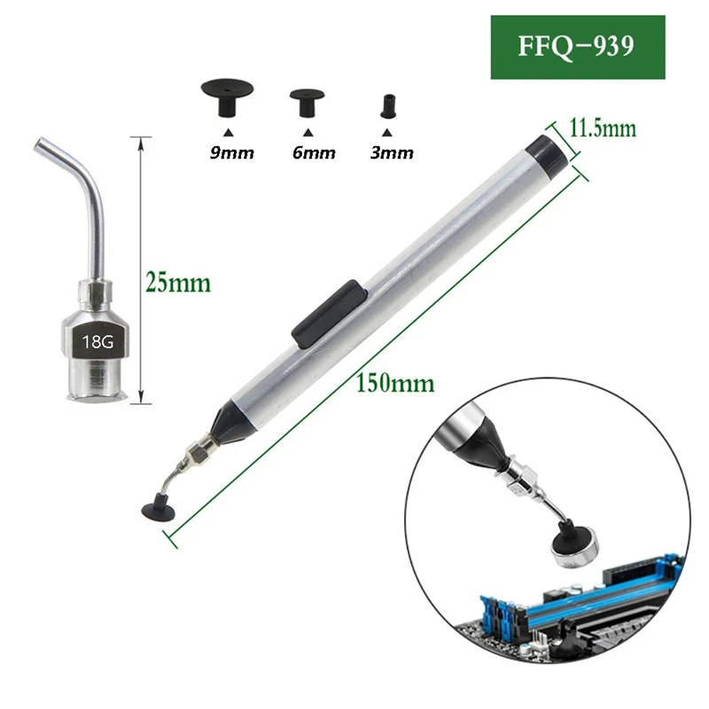 Manual Vacuum Suction Pen Kit  - Electronics Repair Company review and price