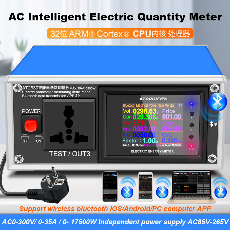 AT2630 AC Ammeter Voltmeter Di - Usb Ammeter Tester review and price