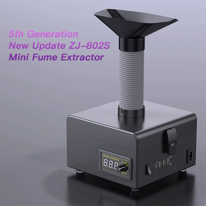 ZJ-802S New Fume Extractor Des - Electronics Repair Company review and price