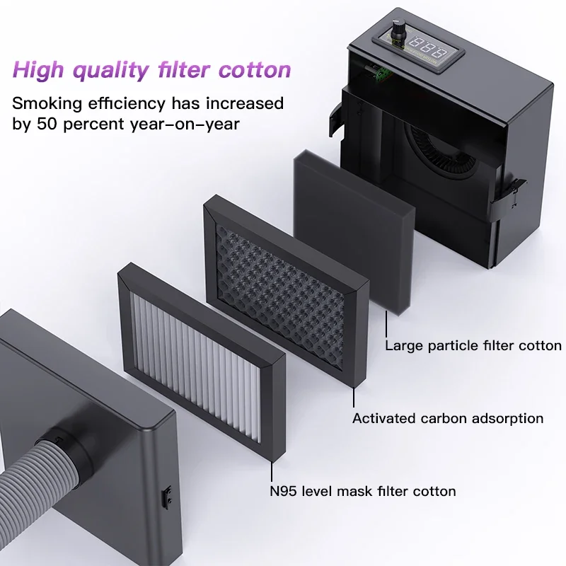 ZJ-802S New Fume Extractor Des - Electronics Repair Company review and price